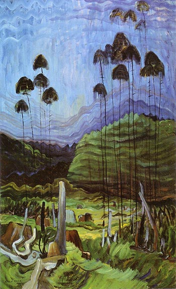 Trees in The Sky 1939 - Emily Carr reproduction oil painting