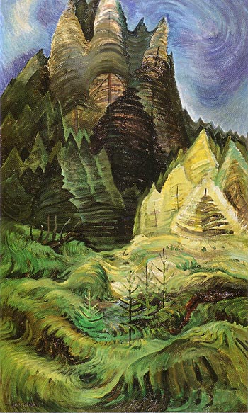 Reforestation 1936 - Emily Carr reproduction oil painting