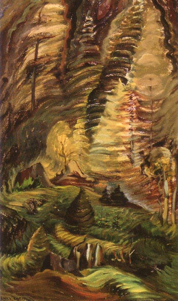 Rebirth original title Something Unnamed 1937 - Emily Carr reproduction oil painting
