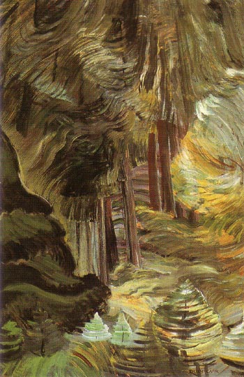 Forest Landscape 1935 - Emily Carr reproduction oil painting