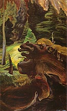Roots 1937 - Emily Carr reproduction oil painting