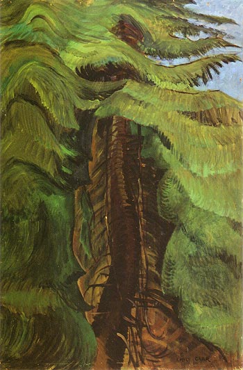 Cedar Sanctuary 1942 - Emily Carr reproduction oil painting