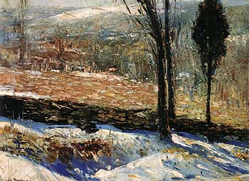 The Stone Fence 1909 - George Bellows reproduction oil painting