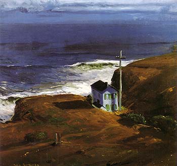 Shore House 1911 - George Bellows reproduction oil painting