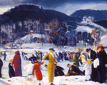 Love of Winter 1914 - George Bellows reproduction oil painting