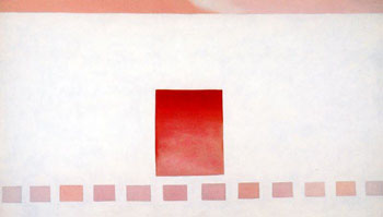 White Patio with Red Door 1960 - Georgia OíKeeffe reproduction oil painting