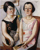 Marie Swarzenski and Carola Netter 1923 - Max Beckman