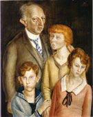 The Lawyer Dr Fritz Glaser and Family 1925 - Otto Dix
