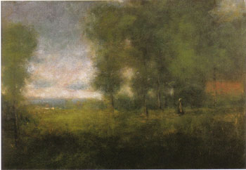 Edge of The Woods 1890 - George Inness reproduction oil painting