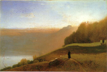 Lake Nemi 1872 - George Inness reproduction oil painting