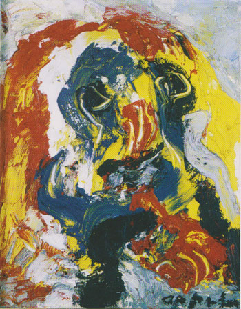 Face 1958 - Karel Appel reproduction oil painting