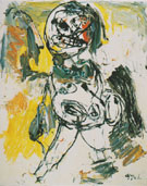 Nude Series Nude 1963 - Karel Appel reproduction oil painting