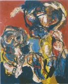 Mother and Child 1964 - Karel Appel reproduction oil painting