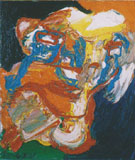 Composition No 3 1974 - Karel Appel reproduction oil painting