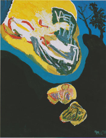 The Beloved Beheaded 1997 - Karel Appel reproduction oil painting