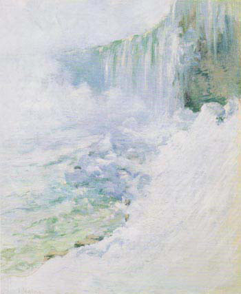 Niagara in Winter 1893 - John Henry Twachtman reproduction oil painting