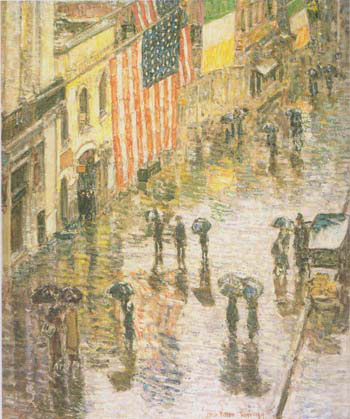 St Patrick s Day 1919 - Childe Hassam reproduction oil painting