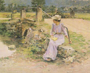 Le Debacle 1892 - Theodore Robinson reproduction oil painting