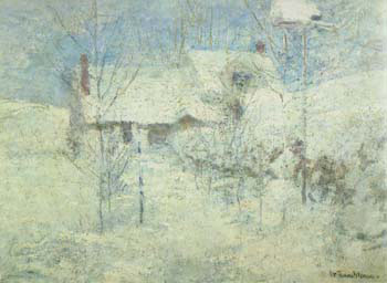 Snowbound 1895 - John Henry Twachtman reproduction oil painting