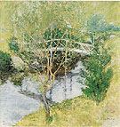 The White Bridge c1890 - John Henry Twachtman reproduction oil painting