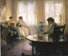 Girls Reading 1907 - Edmund Tarbell reproduction oil painting