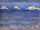 L Eiger le Monch et la Jungfrau au dessus - Ferdinand Hodler