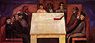 Table of Universal Brotherhood c1930 - Jose Clemente Orozco reproduction oil painting