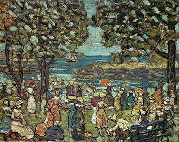 Salem Cove 1916 - Maurice Prendergast reproduction oil painting