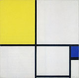 Composition with Blue and Yellow 1929 - Piet Mondrian reproduction oil painting