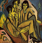 Group of Artists 1912 - Ernst Kirchner reproduction oil painting