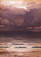 Memory 1870 - Elihu Vedder reproduction oil painting