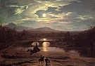 Moonlit Landscape 1819 - Washington Allston reproduction oil painting