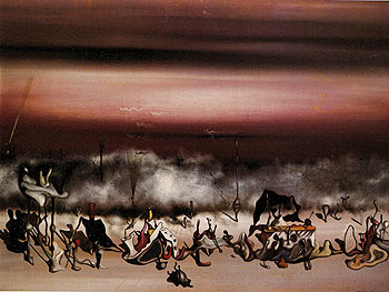 The Ribbon of Extremes 1932 - Yves Tanguy reproduction oil painting