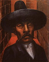 Zapata 1931 - David Alfaro Siqueiros reproduction oil painting