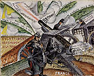 Cannons in Action Words on Liberty and Forms 1915 - Gino Severini