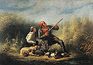 On the Wing c1850 - William Tylee Ranney reproduction oil painting