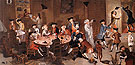 Sea Captains Carousing in Surinam 1758 - John Greenwood reproduction oil painting