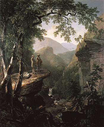 Kindred Spirits 1849 - Asher Brown Durand reproduction oil painting