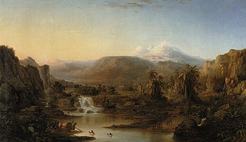 The Land of the Lotus Eaters 1861 - Robert Duncanson reproduction oil painting