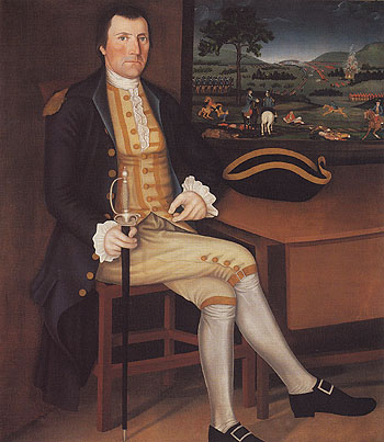 Captain Samuel Chandler c1780 - Winthrop Chandler reproduction oil painting