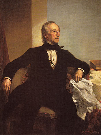John Tyler 1859 - George Healy reproduction oil painting