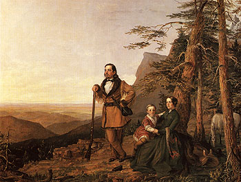 The Promised Land The Grayson Family 1850 - William Smith Jewett reproduction oil painting