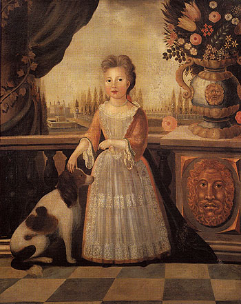 Eleanor Darnall 1710 - Justus Engelhardt Kuhn reproduction oil painting