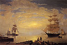 Gloucester Harbor at Sunrise 1850 - Fitz Hugh Lane