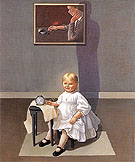 Double Portrait of the Artist in Time 1935 - Helen Lundeberg