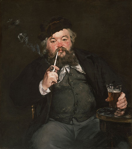 La Bon Bock 1873 - Edouard Manet reproduction oil painting