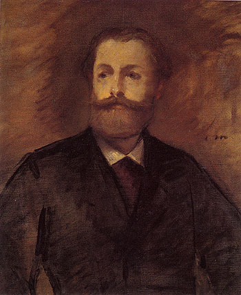 Portrait of Antonin Proust 1877 - Edouard Manet reproduction oil painting
