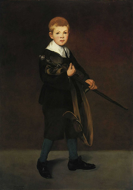 Boy with a Sword 1861 - Edouard Manet reproduction oil painting
