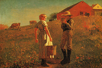 Gloucester Farm 1874 - Winslow Homer reproduction oil painting