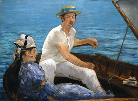 Boating 1874 - Edouard Manet reproduction oil painting